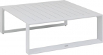 Hesp&eacute;ride Allure Square Garden kohvilaud 97 x 97 x 37 cm epoks&uuml;&uuml;ritud alumiiniumist valge
