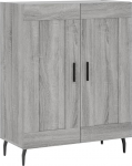 vidaXL Sideboard, Chest of Drawers with Lots of Storage Space, Multi-Purpose Cabinet Sideboard for Living Room, Cupboard, Side Cabinet, Modern, Grey Sonoma Wood Material