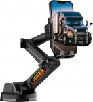 Mobiiltelefoni hoidja Truck Man mobiiltelefoni hoidja auto mobiiltelefoni hoidja veoautole, armatuurlaua tuuleklaasile 16,9-tolline pikk k&auml;si, super iminapp ja stabiilne, &uuml;hildub iPhone'i ja Samsungiga (Hall, mobiilne