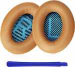 TesRank k&otilde;rvapadjad Bose QuietComfort 35 ii & QuietComfort 35 asendusk&otilde;rvaklappidele Bose QC35 ii QC35 QC25 QC15 QC2 AE2 AE2i AE2w SoundTrue & SoundLink k&otilde;rvaklappidele - khaki v&auml;rvi