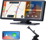 Volam Wireless Carplay Androidi autokuvar 9,26-tollise puuteekraaniga, Mirror Link A-Apple'ile, Live Navigation, Play Music, Siri, G00gle Voice Assistant, Bluetooth 5.0, AUX, FMt