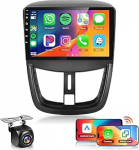 8 Core 4 + 64G: Hodozzy Carplay autoraadio Peugeot 207 2006-2015 Android autoraadio koos satelliitnavigatsiooniga, 9-tolline puuteekraan Android Car/WiFi/GPS/RDS/FM/Bluetooth/USB/DSP+Canbusiga