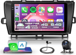 4G + 64G traadita Carplay Android 15 autoraadio Toyota Prius 3 XW30 2009-2015 9-tolline Incell puuteekraaniga autoraadio Android auto GPS navigatsiooniga WiFi peeglilink Bluetooth FM/RDS/EQ/USB/SWC tagumine osa