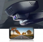 Fitcamx Dash Cam &uuml;hildub Volvo Polestar 2 2021 2022 2023 2024 2025, 4K autokaamera WiFi, UHD video 2160P &ouml;ine n&auml;gemine, OEM auto lisaseadmed, Loop salvestamine, G-sensor, Dash Cam auto, koos 64GB-ga
