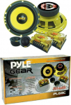 Pyle 1 komplekt 2-k&auml;iguline PLG6C k&otilde;lar 6,5-tolline 16,5 cm 200 W RMS ja 400 W max impedants 4 Ohm koos Woofer-tweeteri ja crossoveriga, kollane v&auml;rv, 1 komplekt.