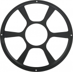 Autok&otilde;lari kate, auto helik&otilde;lari kate kaitsja ukse k&otilde;laripaneel subwooferi dekoratiivgrill must (25,4 cm) (12 in / 30,48 cm)