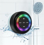 Xleader Mate Shower Bluetooth Speaker Small, sertifitseeritud IPX7 veekindel Bluetooth Box, Mini Music Box k&otilde;lar koos valguse, iminapaga ja mikrofoniga, kristalliline heli ja bass, muusikakarbi kingitus