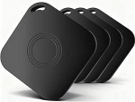 4 Pack Air Smart Tracker Tag, &uuml;hilduv Apple Find My (ainult iOS), GPS Key Finder, Anti-Lost Tracker v&otilde;tmete, rahakoti, lemmikloomade ja pagasi jaoks, veekindel vahetatava akuga