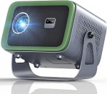 Videoprojektor 【Electric Focus / Keystone】360&deg; p&ouml;&ouml;rlev mini projektor 4K toetatud, 18000L WiFi6 Bluetooth projektor Full HD 1080P, 50% Zoom, Retro projektor, kaasaskantav nutitelefonile / HDMI / TV Stickile