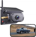 WiFi p&auml;ikesepaneeliga traadita tagurduskaamera, magnetiline traadita tagurduskaamera 9600 mAh akuga, 1080P kaamera veekindla, IR &ouml;&ouml;n&auml;gemisega, laia nurga tagantvaates, veoautodele, haagistele, j&auml;relhaagistele