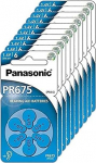 Panasonic PR675 1.4V Zinc Air kuuldeaparaadi patareid t&uuml;&uuml;p 675 10 pakki (60) sinine