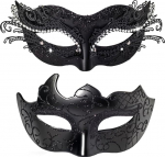 FRUOR maskid paaridele, naiste Cosplay mask koos triibudega ja Veneetsia stiilis mask meestele