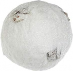 EUROCINSA Ref.27121 Palli ripats Valge raffiakangas l&auml;ikiv ananassiga 15 cm l&auml;bim&otilde;&otilde;t 6 tk 15 cm