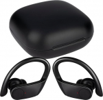 Grundig juhtmevabad Bluetooth k&otilde;rvaklapid, t&otilde;elised juhtmevabad spordik&otilde;rvaklapid, kuni 30 tundi m&auml;nguaega, USB-C kiirlaadimine, mugav istuvus, mustad