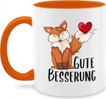 Mug 325 ml - Statement - Get Well Soon Fox - 325 ml - Orange - Kohvitassid Laused Laused Kohvitass Statement Mug Happy New Year Big New Year with