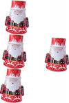 Cabilock Pack of 4 Candy Jars J&otilde;ulud Candy Biscuit Tins maiustused Stocking Fillers J&otilde;ulud Motiiv J&otilde;ulud Kingitused maiustuste Candy Cases Iron