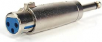 Devinal Professional 1/4" mono meessoost XLR 3-poolse naissoost stereomikrofoni adapteri adapteri &uuml;hendusliidesele
