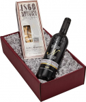 The Wine Guys Geschenk-Set "Rustico" mit Wein und Salzgeb&auml;ck in einer tollen Geschenkkarton | Geschenkset mit edlem Rotwein aus Sizilien (1 x 0,75 l) und feine Grissini aus Italien