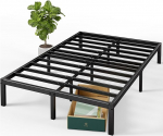 Zinus Elias Metal Platform Bed Frame 36cm High Compatible with Headboard Steel Frame Easy Assembly