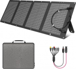 SinKeu Foldable Solar Panel 120 W, Monocrystalline Solar Module for G600 Portable Power Station, Solar Charger Lightweight and Waterproof for Balcony, Caravan, Camping Travel and Outdoor Garden