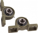 Pakett 2 UCP204 padjaplokk-kuulipilduja isereguleeruv paigaldatud laager, l&auml;bim&otilde;&otilde;t 20 mm, padjaplokk-laager, Pillow Block Bearing (padjaplokk-laager)