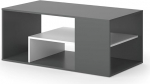Vicco Edgar Coffee Table, Anthracite/White, 110 x 59 cm