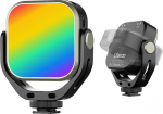 ULANZI VL66 RGB LED videovalgus p&ouml;&ouml;ratav, laetav 2000 mAh sisseehitatud aku, 2500-6500K CRI95 + dimmerdatav mini kaasaskantav valgus, ultra heledad fotovideovalgustid DSLR-kaamera ja videokaamera jaoks, t&auml;itelamp DSLR-kaamera jaoks