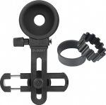 Svbony SV218 Telescopic Mobile Phone Adapter, Universal Mobile Phone Holder Installation Stable, Compatible with Telescope, Spotting Scope, Binoculars, Microscope, Suitable for 2.4-4.1 Inch