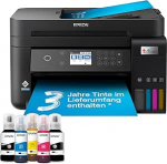 Epson EcoTank ET-3850 A4 multifunktsionaalne Wi-Fi tindimahutiga printer, mille tindivarud on kuni 3 aastat kaasas.