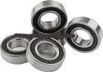 1 piece 6217 6218 6219 6220 6221 6222 6224 6226 6228 RS N 2RS slot deep groove ball bearing (colour: rubber cover, size: 6228-140x250x42 mm)