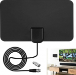 Zimmerantenne f&uuml;r Fernseher, digitale Antenne f&uuml;r TV Innen mit starkem Signal, digitale Fernsehantenne mit 200+ Meilen langer Reichweite, toetab 4K 1080P Lokaler HD-Fernseher andere Aufl&ouml;sungen