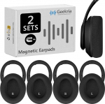 Geekria Snap Ear Pads asenduskomplekt Beats Studio 3 Wireless, Studio 2 k&otilde;rvaklappidele, magnetilised Easy Switch k&otilde;rvapadjad, asendusk&otilde;rvaklapid sekunditega, k&otilde;rvaklapi kate (v&otilde;rk)