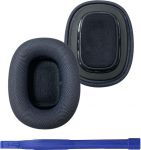 Asendatavad k&otilde;rvapadjad AirPods Max 2024 k&otilde;rvaklappidele, k&otilde;rvapadjad mugava v&otilde;rkkoe ja elastse m&auml;lumudeli k&auml;snaga (s&uuml;da&ouml;ine v&auml;rv)