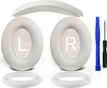 SOULWIT k&otilde;rvapadjad + peapael + silikoonist k&otilde;rvapadjad kaitsekate, asenduskomplekt Bose QuietComfort 45 (QC45)/QuietComfort SE (QC SE)/Uue Quiet Comfort juhtmevabad k&otilde;rvaklapid