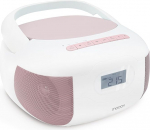 mooov 477185 Eden Bluetooth CD m&auml;ngija raadio MP3 USB pordiga, Micro SD kaardiga - roosa