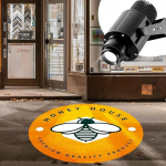 TM50 GOBO projektor p&ouml;&ouml;rlev IP67 veekindel v&auml;litingimustes kasutatav LED-valgus GOBO projektor &auml;ritegevuseks