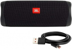 JBL Flip 5 kaasaskantav Bluetooth-k&otilde;lar, IPX7-klassi, veekindel, kesk&ouml;&ouml; must, JBLFLIP5BLK