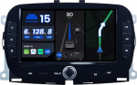 [6G+128G] Android 15 autoraadio Fiat 500/500C/500S/500E 2016-2019 GPS navigatsioon - Sisseehitatud DSP/Carplay/Android auto - LED kaamera + mikrofon - 7-tolline 2 DIN - DAB roolijuhtimismoodul 360-CAM