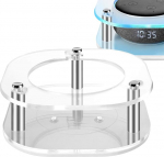 Geekria kaitsekott Echo Dot (3. p&otilde;lvkond) kella, lae, seinakinnituse, k&otilde;larite statiivi, vastupidav 2019 Amazon All-New Echo Dot (3rdGen) nutik&otilde;larile (&uuml;mardatud ruut)