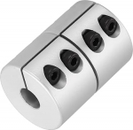 hankekaart 10 kuni 10 mm Wellenkupplung, 45 mm pikkus, 32 Durchmesser, Klemmwellenkupplung, Aluminiumlegierung, Gelenkverbinder, Schrittmotor-Kupplung f&uuml;r 3D-Drucker, CNC-Maschinen, DIY-Encoder