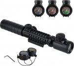 Taktikaline vintp&uuml;ssi sihik 3-9x32EG Punase ja rohelise optilise sihiku 20 mm 11 mm Picatinny Rail Mount & Tri-Rail'iga