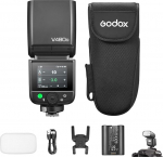 GODOX V480N TTL kaamera v&auml;lk Nikonile, GN50 Speedlite 650 v&auml;lgunumber 1/8000s HSS 1.7s laadimisaeg Sisseehitatud 5600K LED reguleerimise valgus koos hajutiga, mis &uuml;hildub Nikon kaameratega