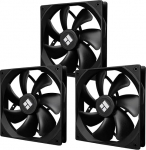 Thermalright TL-C14C X3 CPU korpuse ventilaator, 140 mm, PWM ventilaator, vaikne arvuti CPU ventilaator 1500 RPM kiirusega, CPU jahutus must, 3 kogust