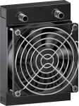 Vesijahutusradiaator, 8 toru alumiiniumist soojusvaheti radiaator koos ventilaatoriga PC protsessori arvutite veejahutuss&uuml;steemile DC12V 80mm