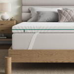 Novilla 7,5 cm madratsitopper 140 x 200 cm Memory Foam - K&uuml;lmavaht-topper diivanile, voodile, p&otilde;randale, k&uuml;lalisvoodile, haagissuvilale - magamisalust pehme ja toetav - pestav elastse ribaga - geel-topper