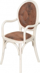 Biscottini Thonet s&ouml;&ouml;gitoolid puidust kunstnahast 45 x 47 x 96 cm Kunstnahast vintage polsterdatud tugitool elutuppa k&ouml;&ouml;ki Klassikaline