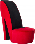 Festnight High Heel tool s&ouml;&ouml;gitoa tool elutoa tool kunstnahast punane samet 43 x 82,5 x 85,5 cm (B x S x K x K)