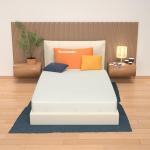 MiaSuite madrats 120 x 200 cm, k&otilde;rgus 21 cm - &uuml;heinimesevoodi, valmistatud vahtplastist, Aloe Vera kattega, mitte deformeeruv, h&uuml;poallergeenne ja tolmup&otilde;letikukindel, mudel: Plus H21