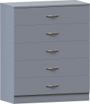 Vida Designs Hall kapp 5 sahtlit metallist k&auml;epidemed ja r&ouml;&ouml;pad Unikaalne sahtlitugi Anti Bend Riano magamistoam&ouml;&ouml;bel