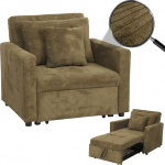 Mendler HWC-L90 kokkupandav k&uuml;lalistetool k&uuml;lalistevoodi lamamistool 200 x 100 cm Kangas / Tekstiil n&ouml;&ouml;r roheline